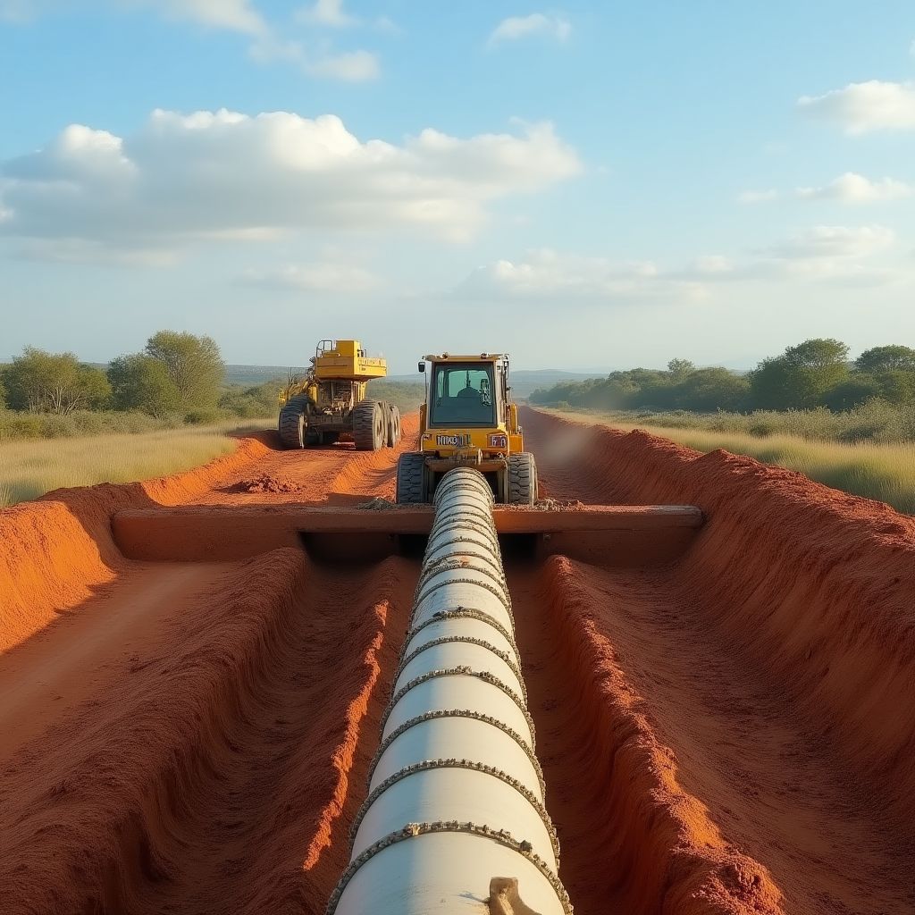 Construcción de oleoducto