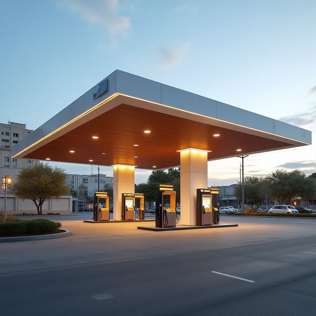Estaciones de servicio modernas