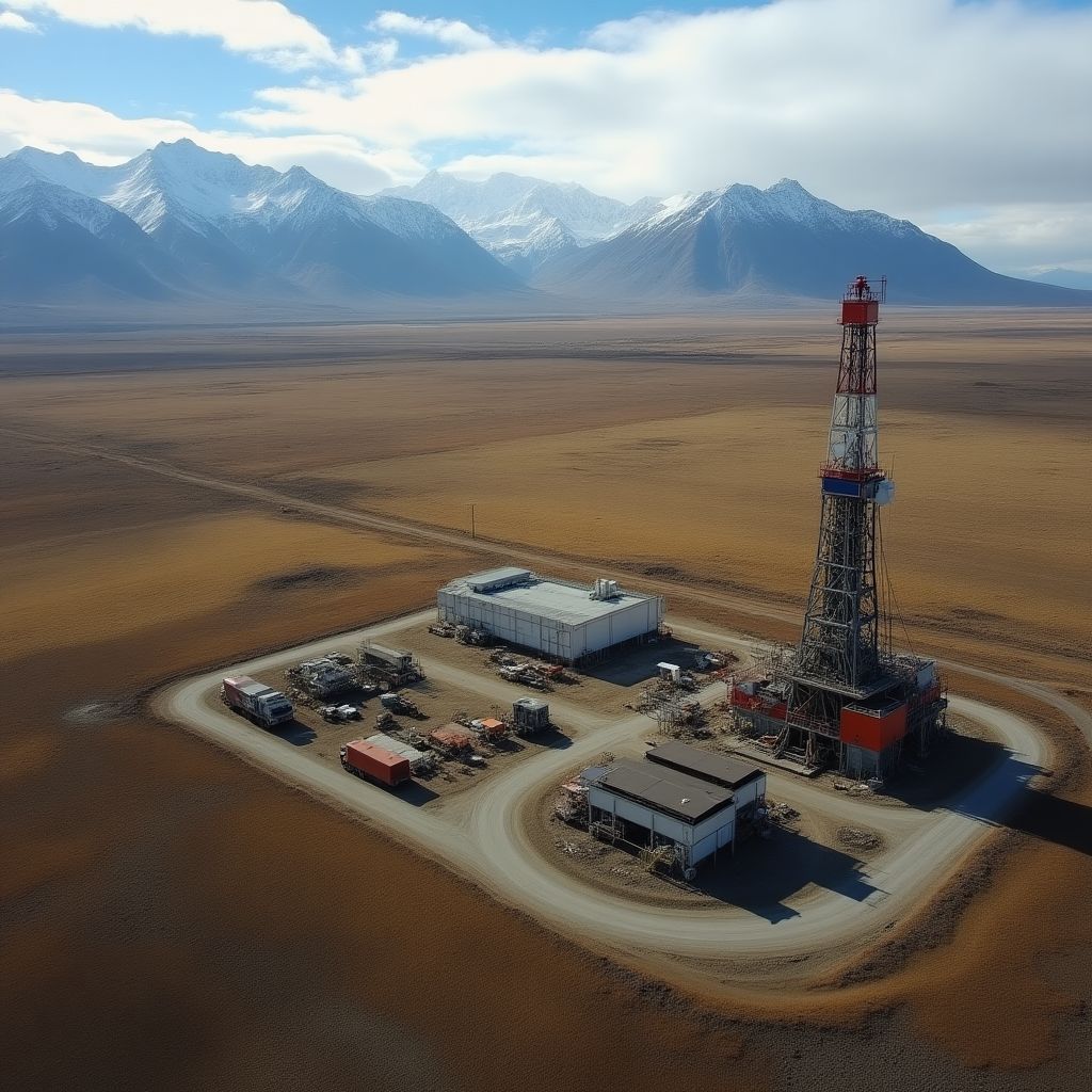 Campo petrolero Patagonia